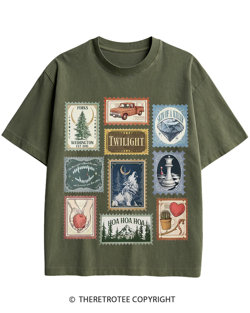 TheRetroTee City Of Forks Cotton T-Shirt