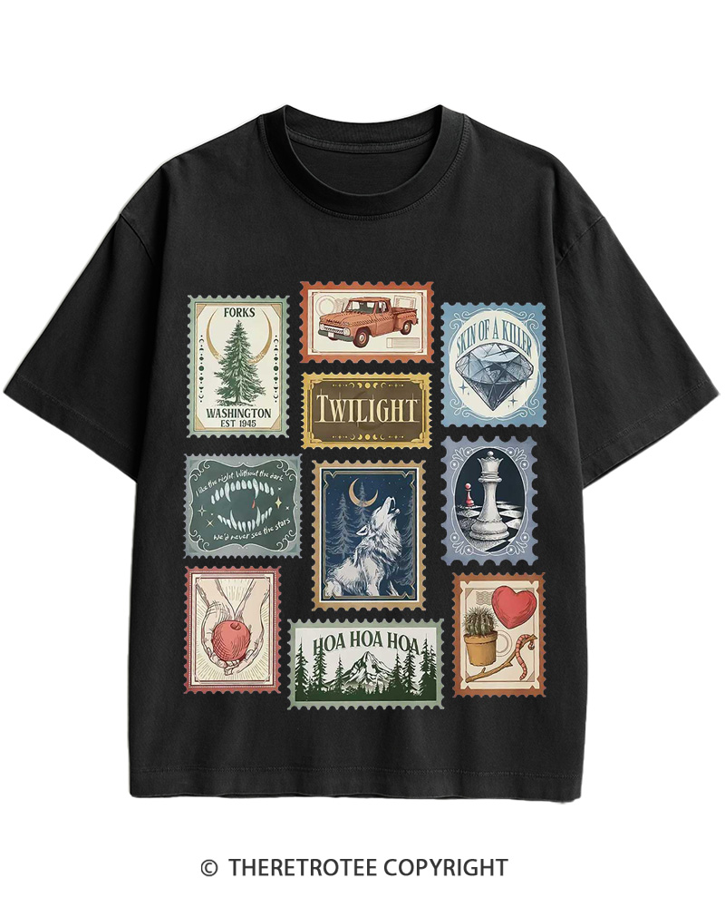 TheRetroTee City Of Forks Cotton T-Shirt