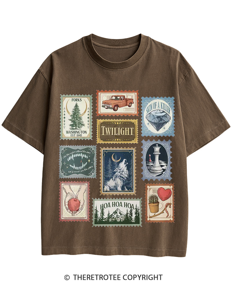 TheRetroTee City Of Forks Cotton T-Shirt