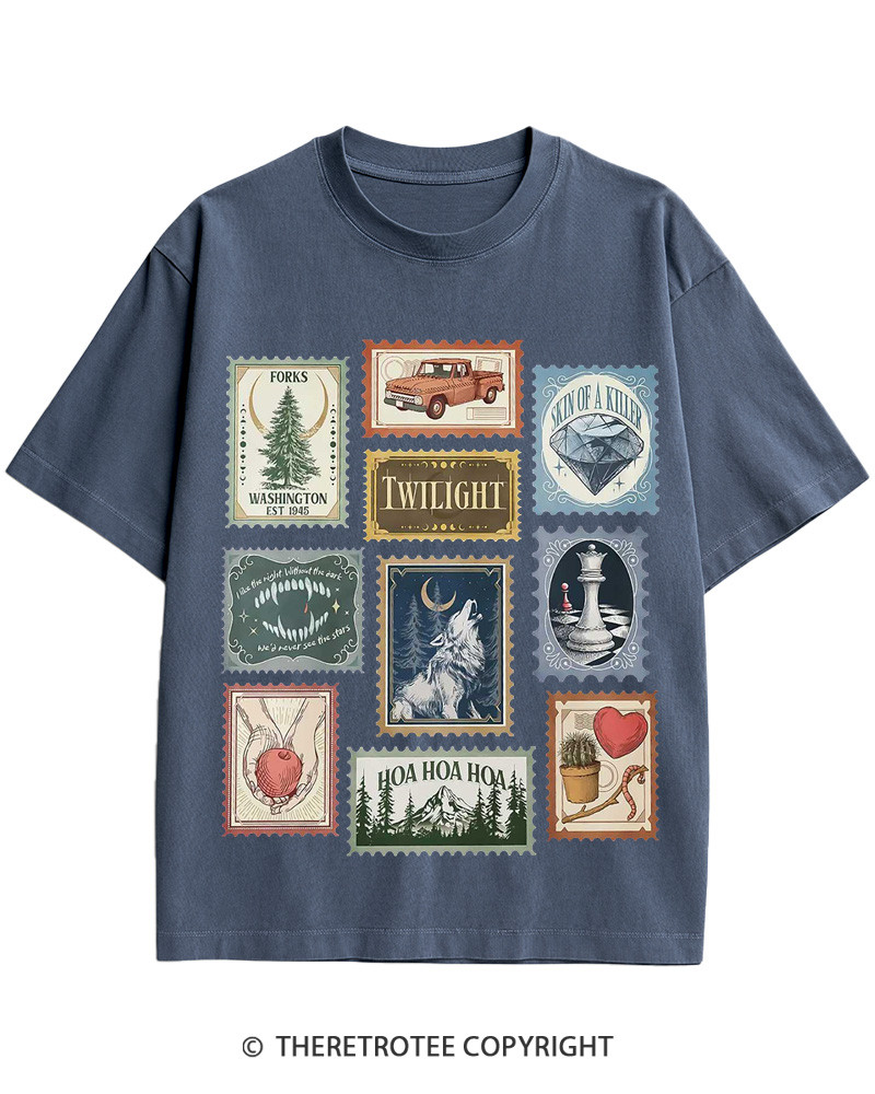 TheRetroTee City Of Forks Cotton T-Shirt