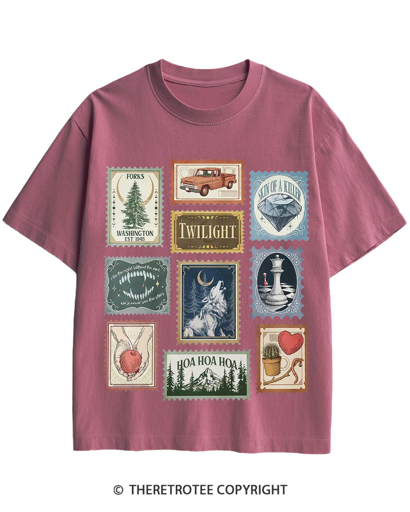 TheRetroTee City Of Forks Cotton T-Shirt