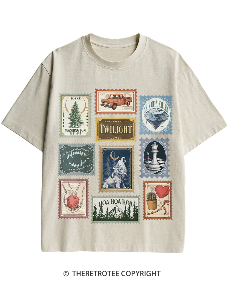 TheRetroTee City Of Forks Cotton T-Shirt