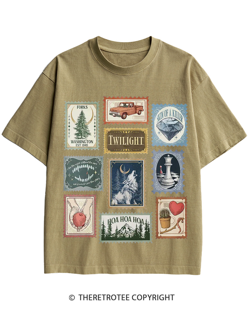 TheRetroTee City Of Forks Cotton T-Shirt