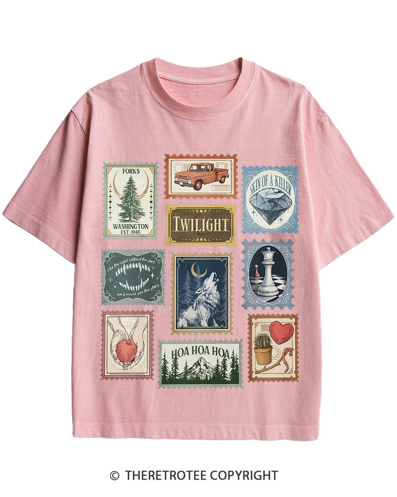 TheRetroTee City Of Forks Cotton T-Shirt