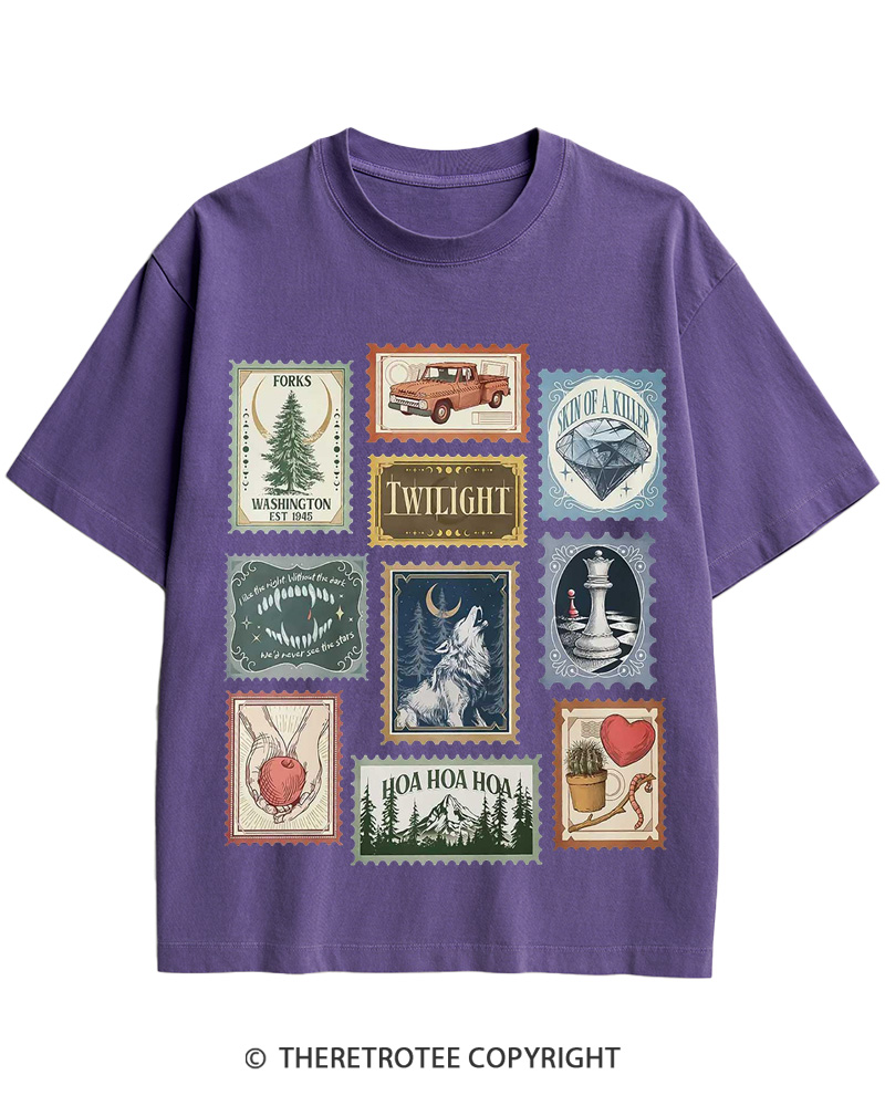 TheRetroTee City Of Forks Cotton T-Shirt