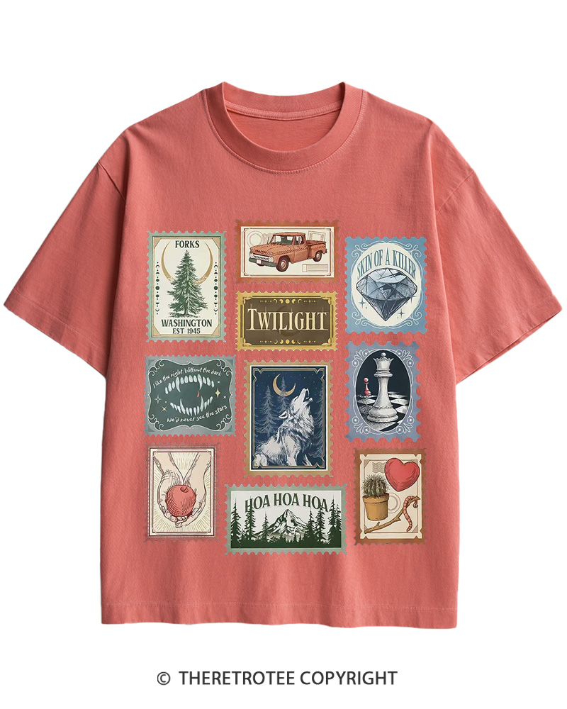 TheRetroTee City Of Forks Cotton T-Shirt