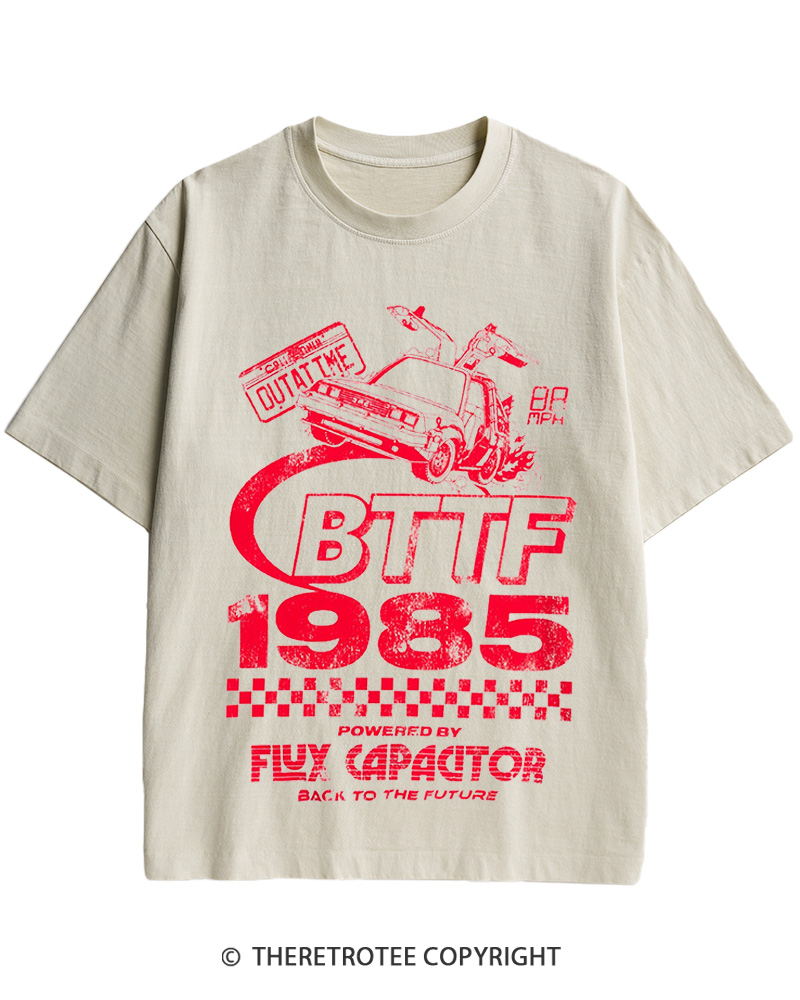 TheRetroTee Colour Block 1980s Cotton T-Shirt