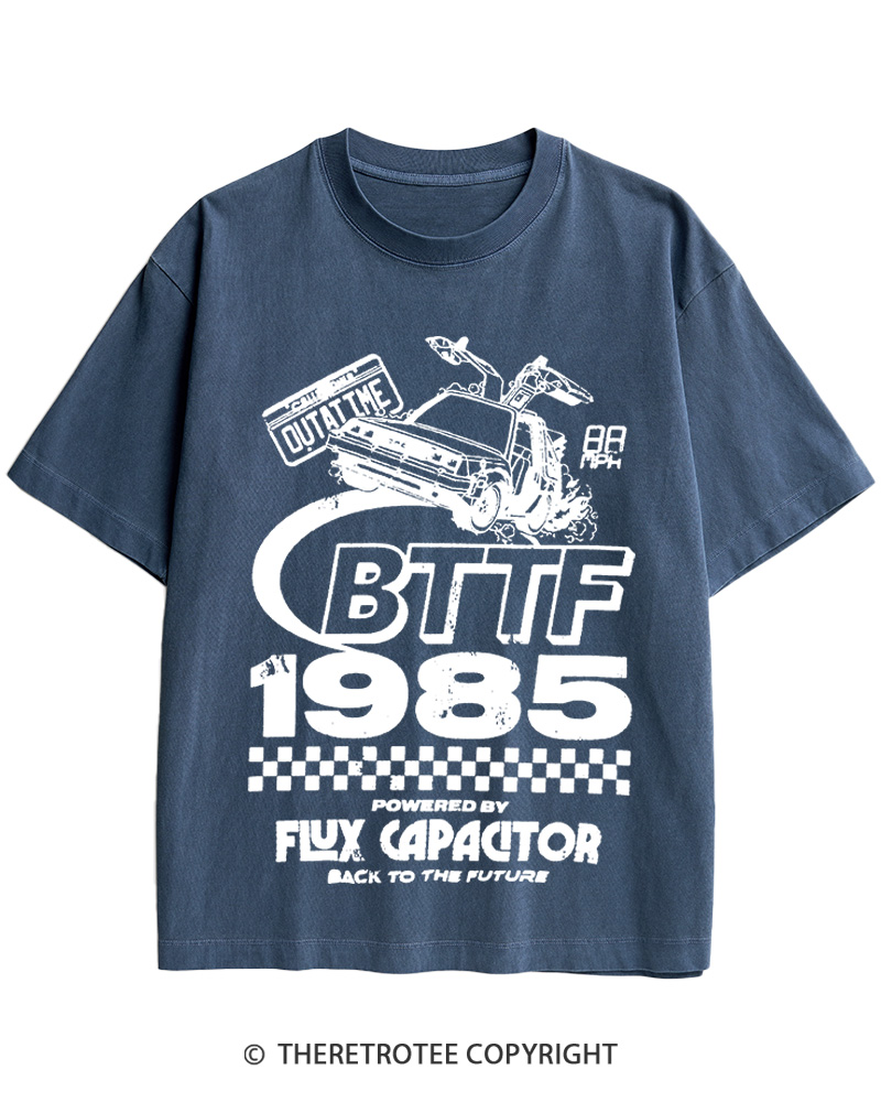 TheRetroTee Colour Block 1980s Cotton T-Shirt