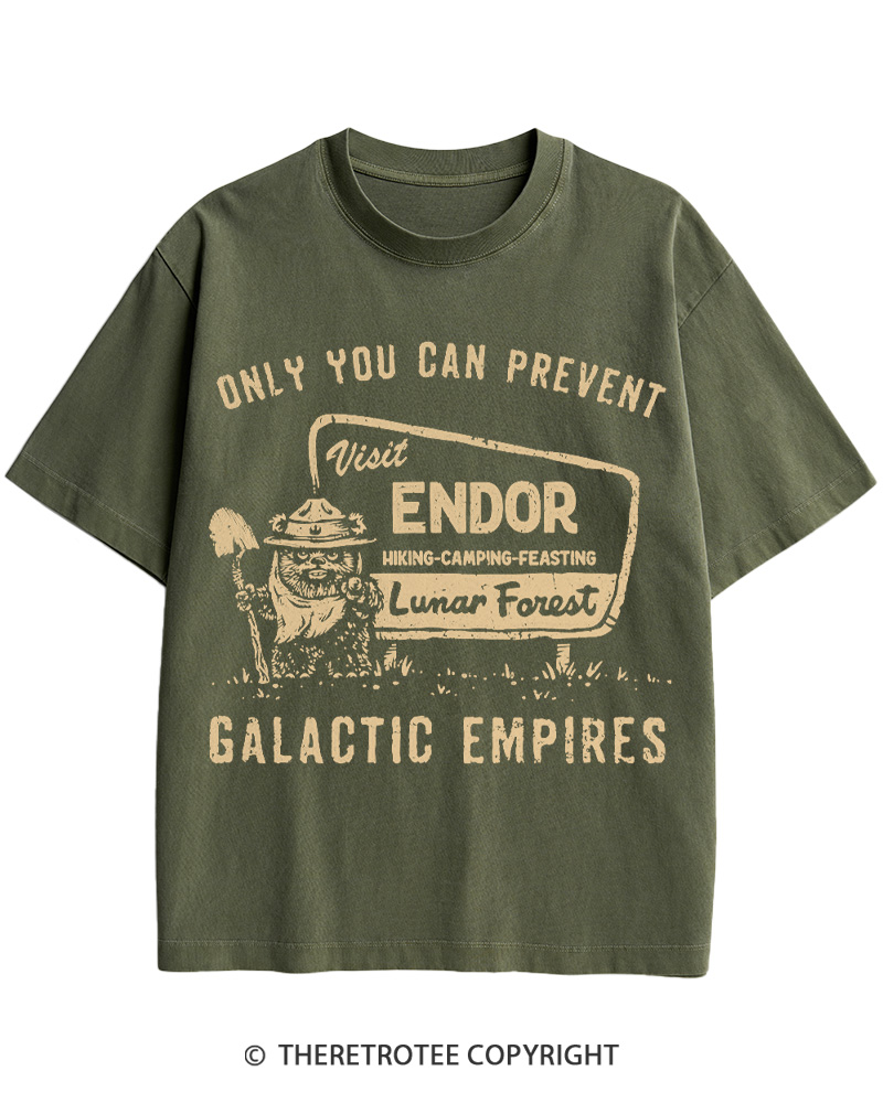 TheRetroTee Prevent Galactic Empires 1980s Cotton T-Shirt