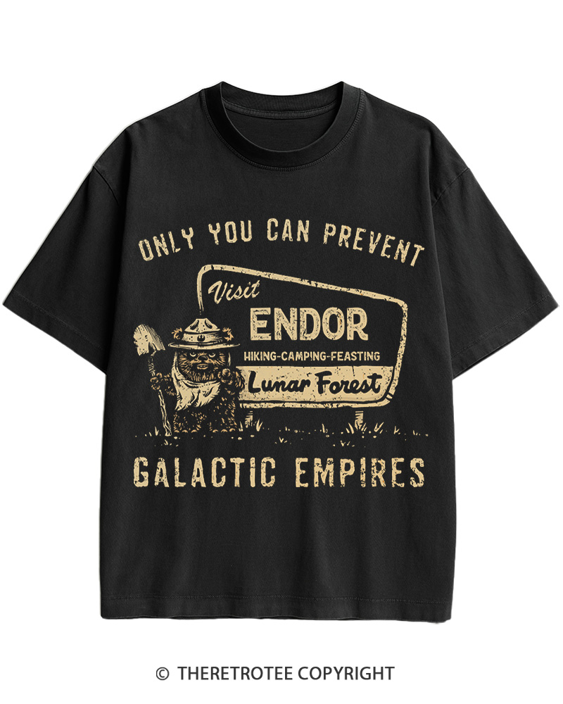 TheRetroTee Prevent Galactic Empires 1980s Cotton T-Shirt