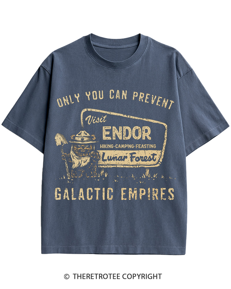 TheRetroTee Prevent Galactic Empires 1980s Cotton T-Shirt