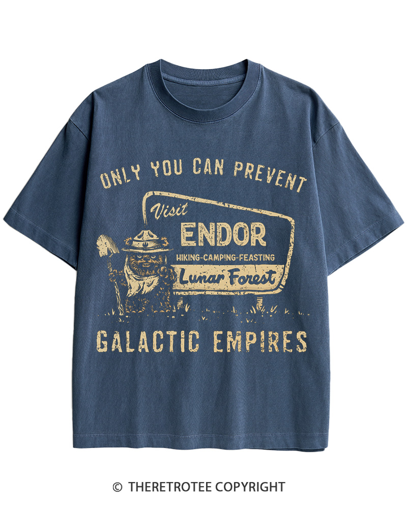 TheRetroTee Prevent Galactic Empires 1980s Cotton T-Shirt