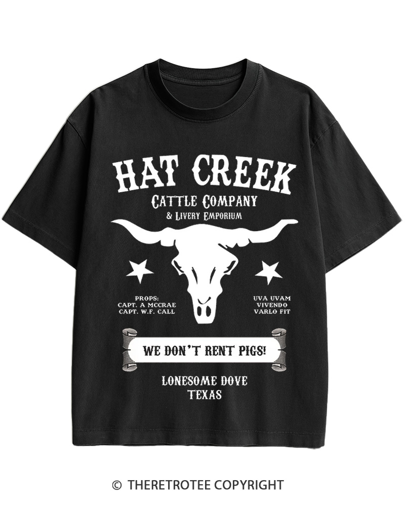 TheRetroTee Western Vintage Cowboy Cotton T-Shirt