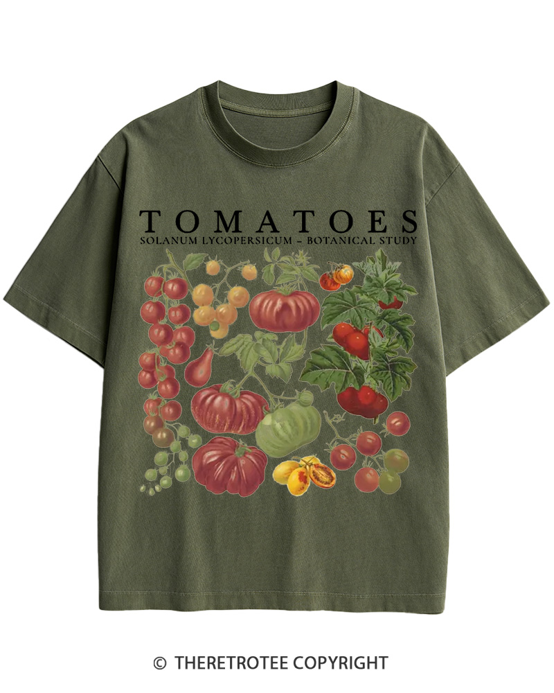 TheRetroTee Tomatoes 1890s Cotton T-Shirt