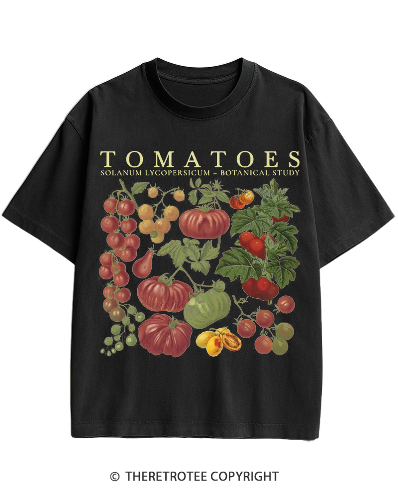 TheRetroTee Tomatoes 1890s Cotton T-Shirt