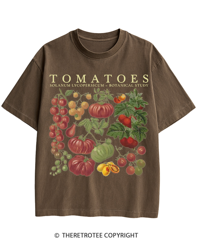 TheRetroTee Tomatoes 1890s Cotton T-Shirt