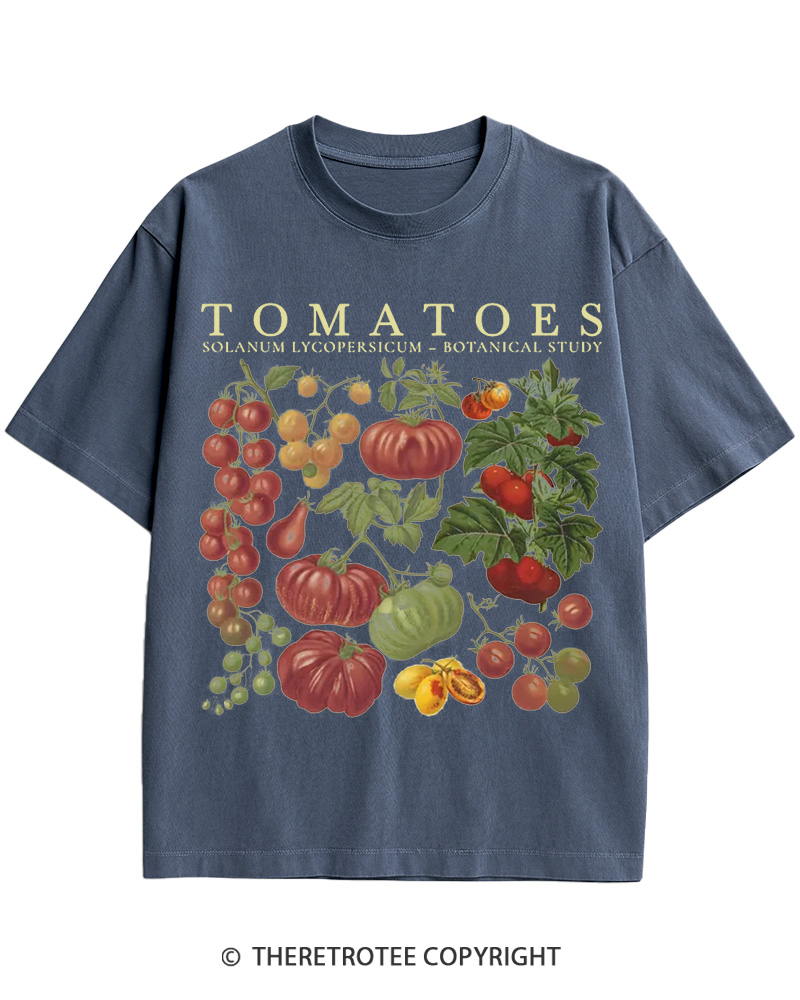 TheRetroTee Tomatoes 1890s Cotton T-Shirt
