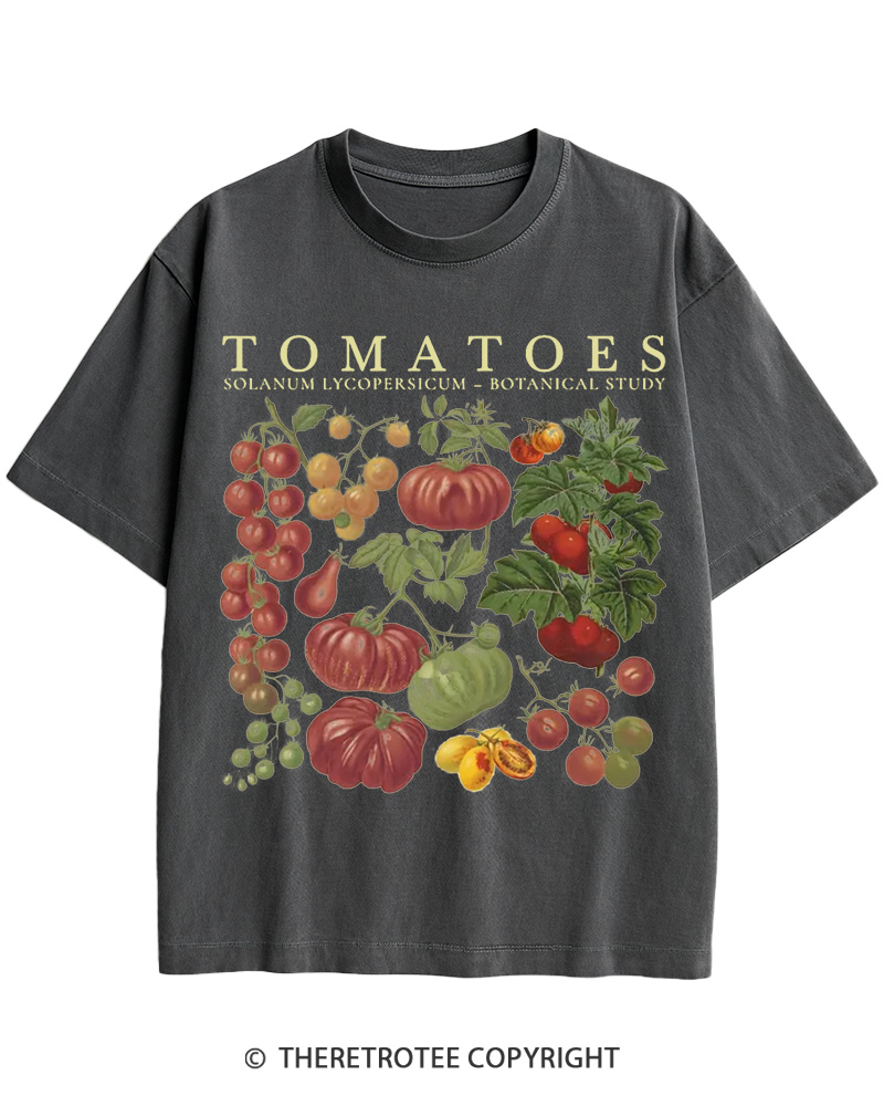 TheRetroTee Tomatoes 1890s Cotton T-Shirt