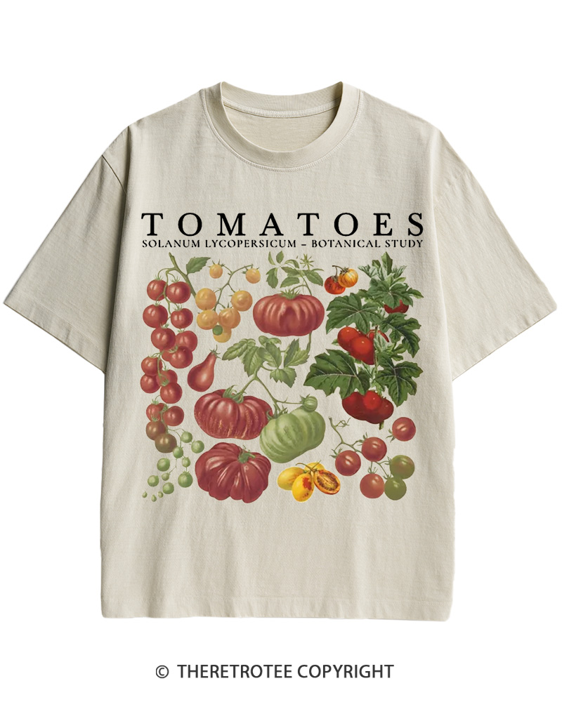 TheRetroTee Tomatoes 1890s Cotton T-Shirt
