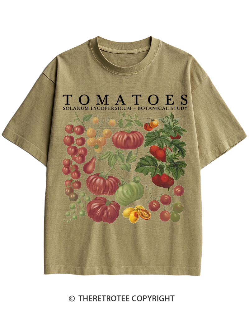 TheRetroTee Tomatoes 1890s Cotton T-Shirt