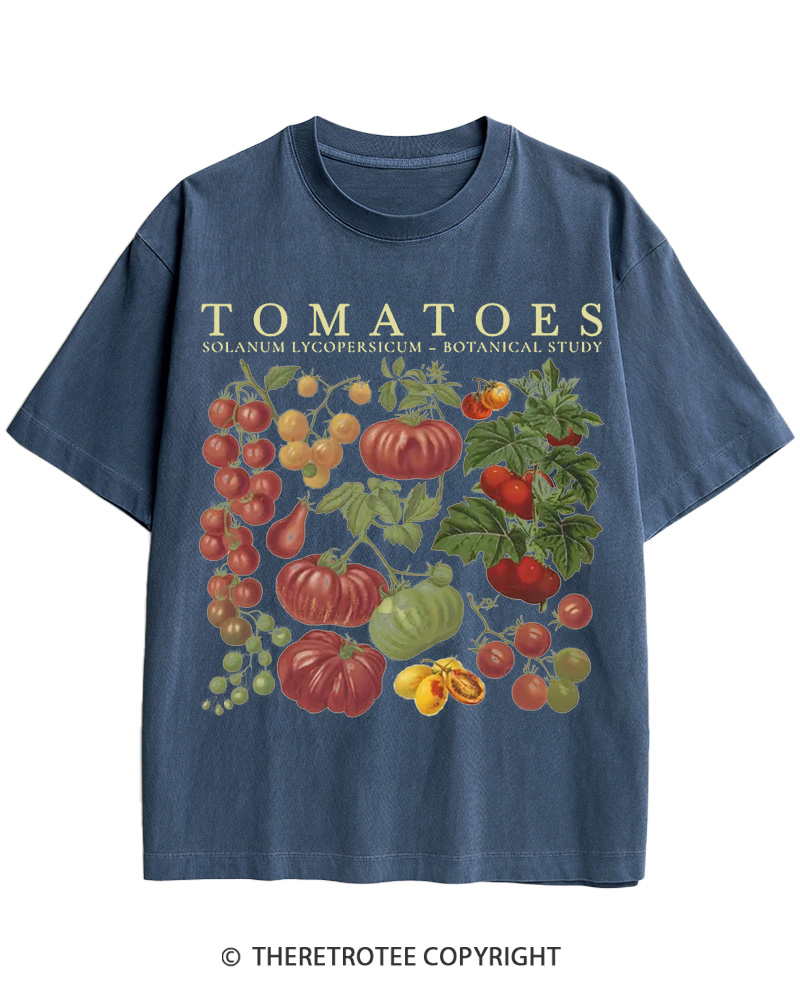 TheRetroTee Tomatoes 1890s Cotton T-Shirt