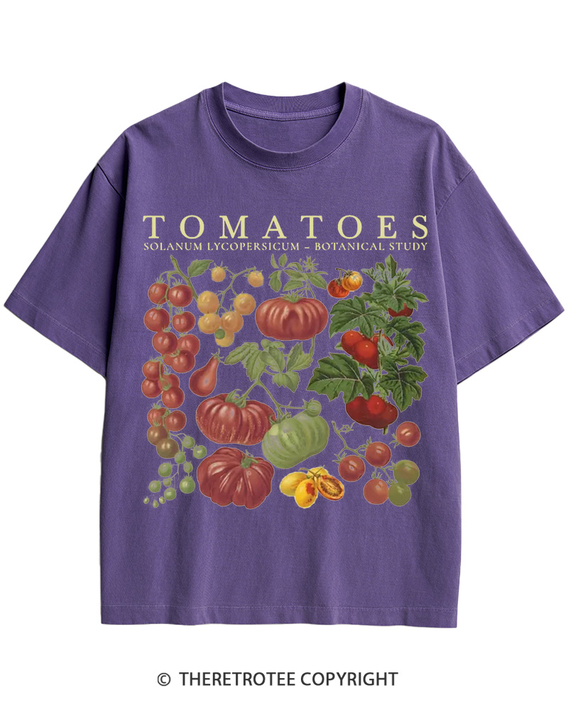 TheRetroTee Tomatoes 1890s Cotton T-Shirt