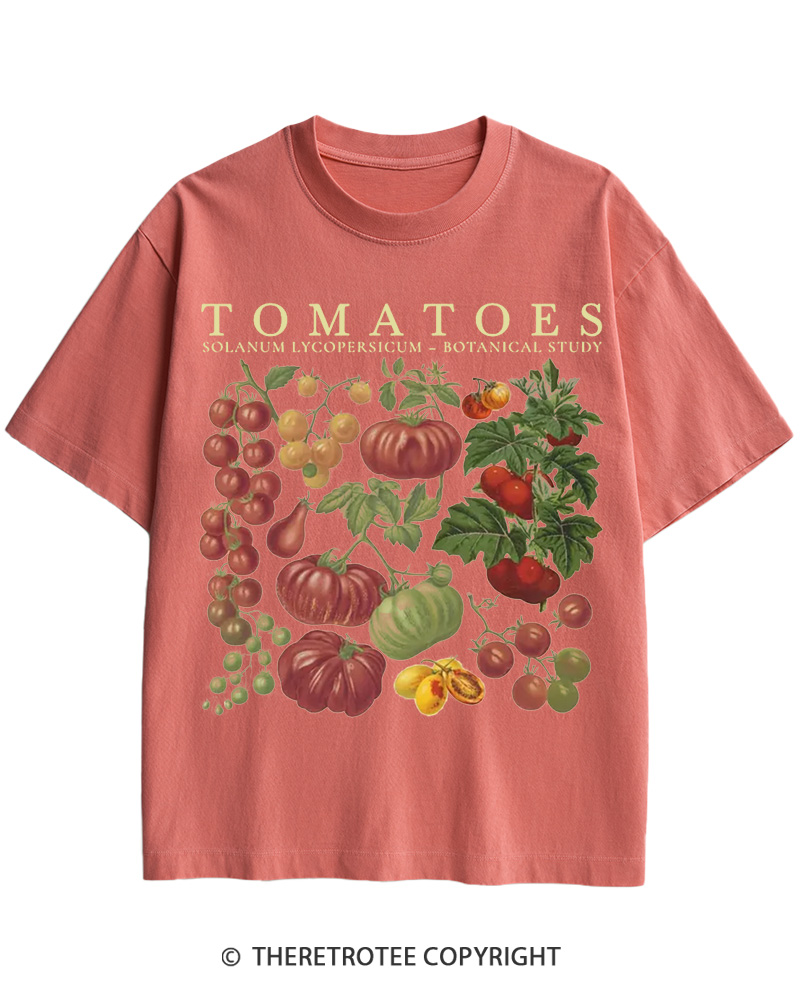 TheRetroTee Tomatoes 1890s Cotton T-Shirt