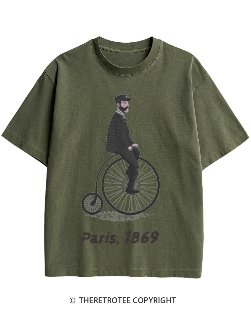 TheRetroTee 1869 Paris Cotton T-Shirt