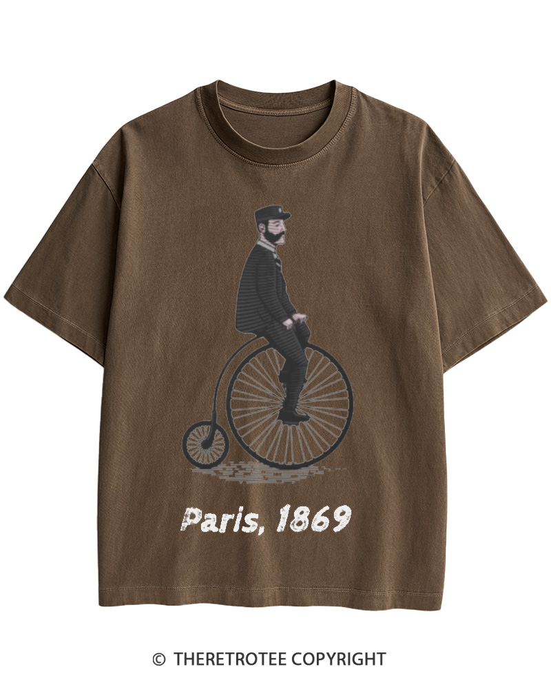 TheRetroTee 1869 Paris Cotton T-Shirt