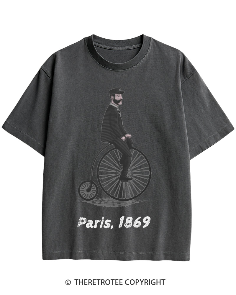 TheRetroTee 1869 Paris Cotton T-Shirt