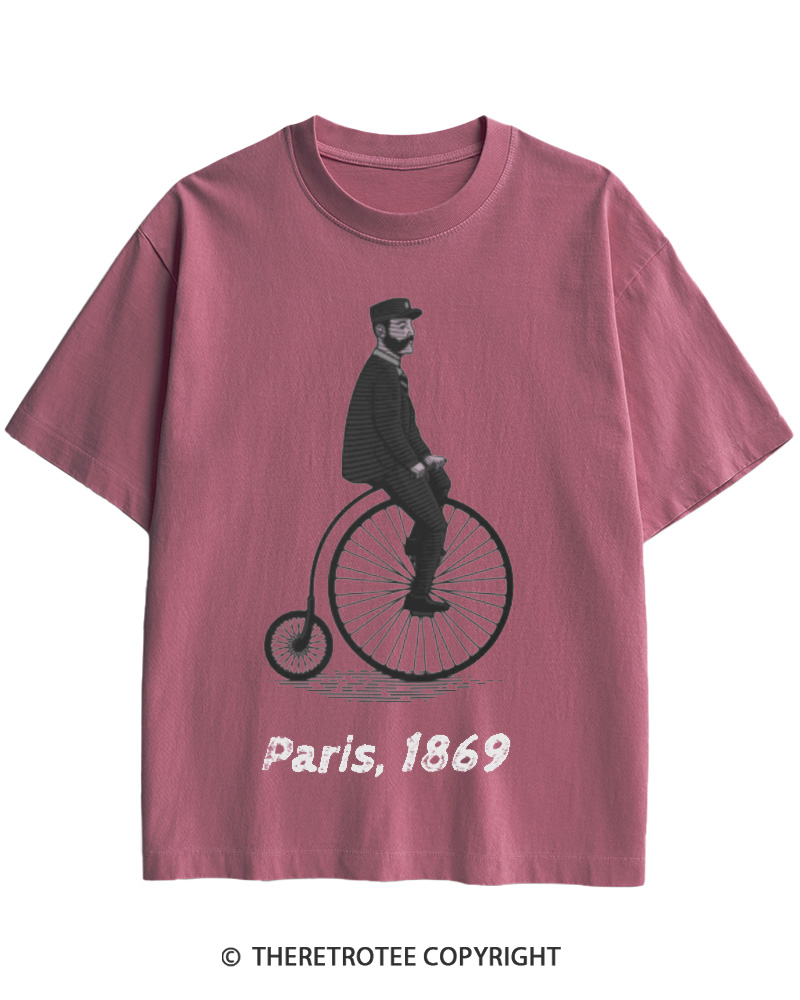 TheRetroTee 1869 Paris Cotton T-Shirt