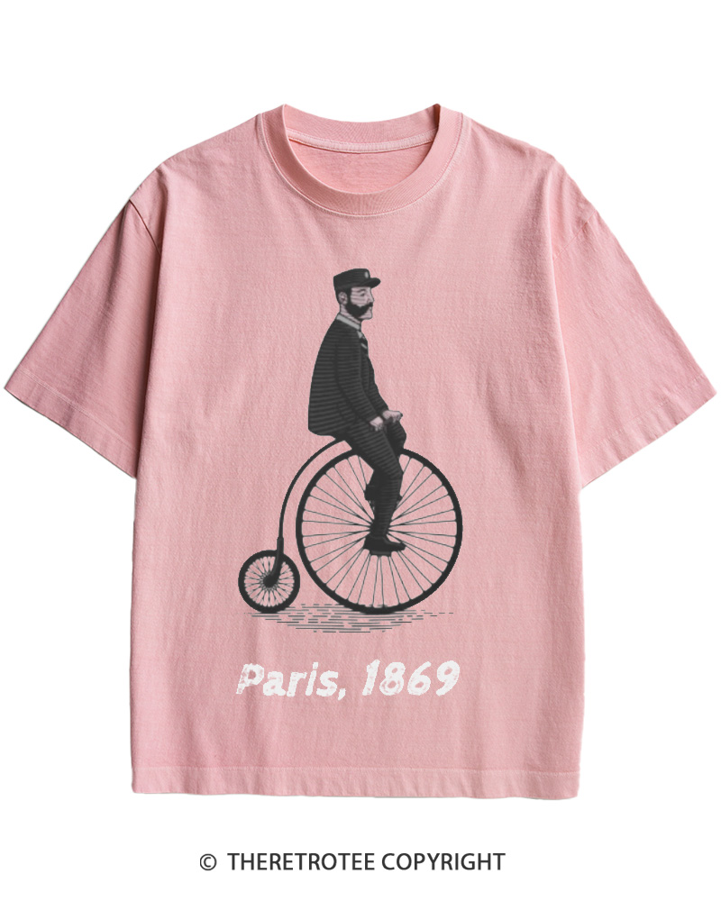 TheRetroTee 1869 Paris Cotton T-Shirt