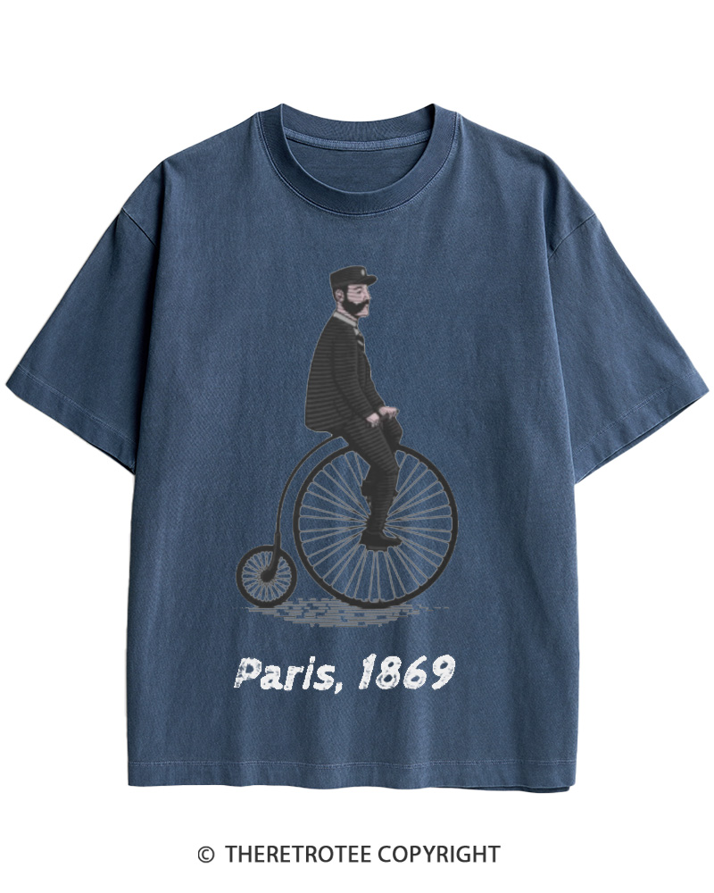 TheRetroTee 1869 Paris Cotton T-Shirt