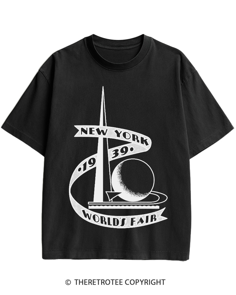 TheRetroTee 1939 New York 1930s Cotton T-Shirt Sale