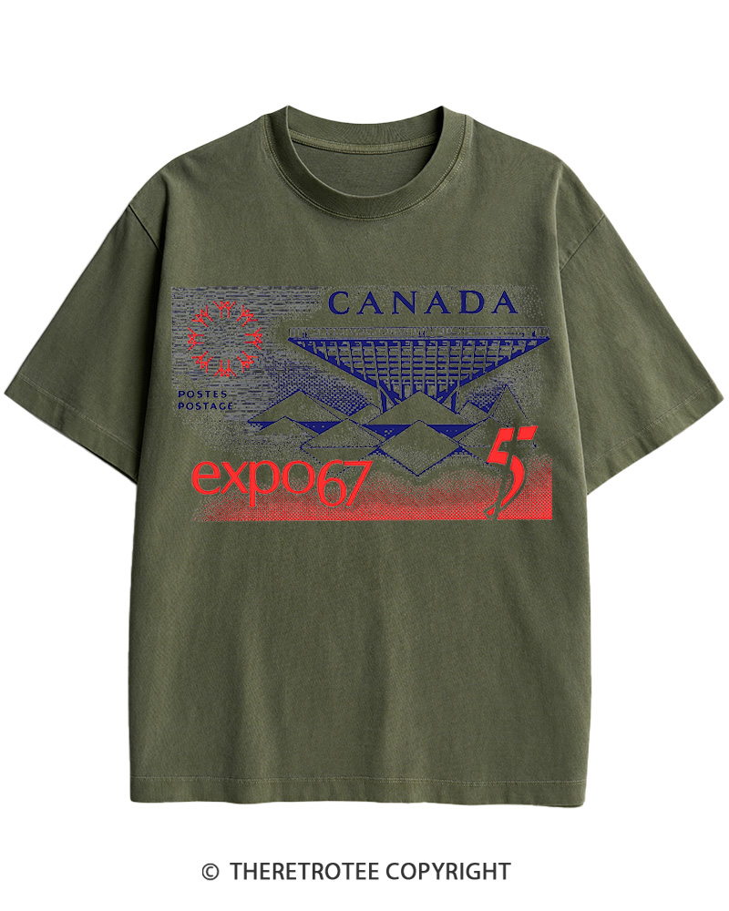 TheRetroTee Canada Expo '67 Cotton T-Shirt
