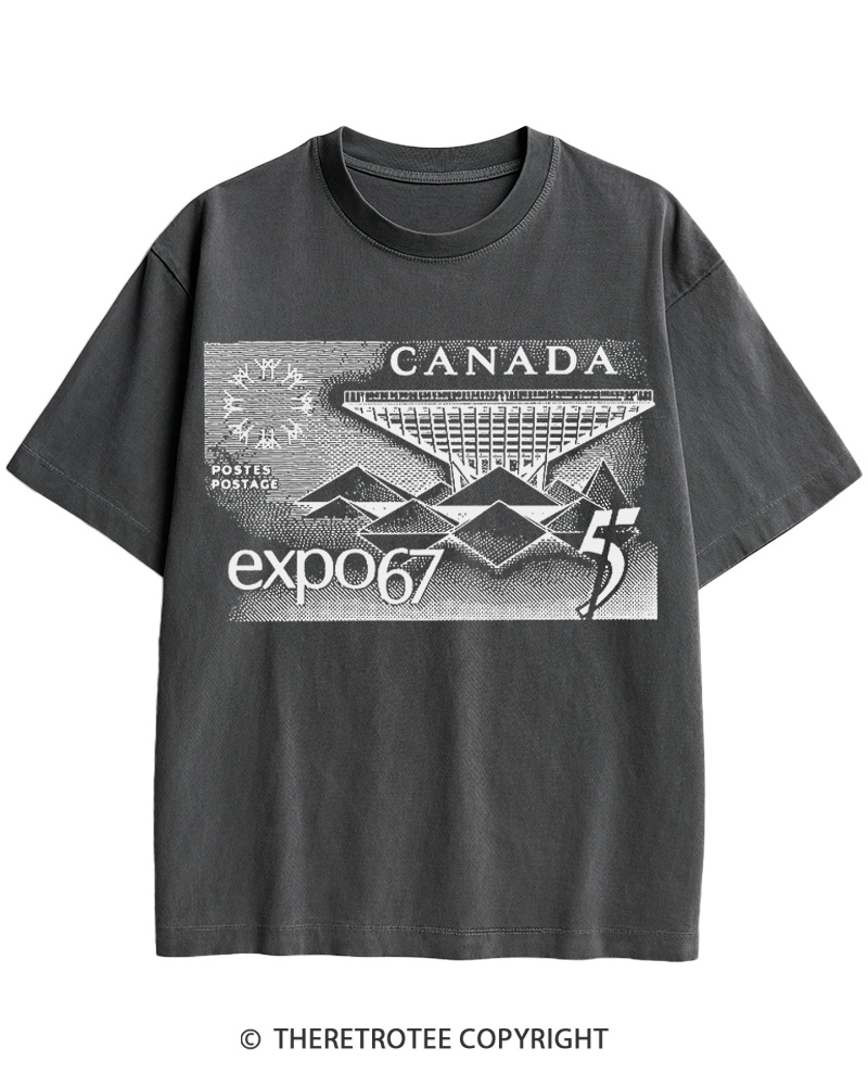 TheRetroTee Canada Expo '67 Cotton T-Shirt