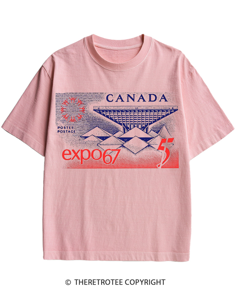 TheRetroTee Canada Expo '67 Cotton T-Shirt