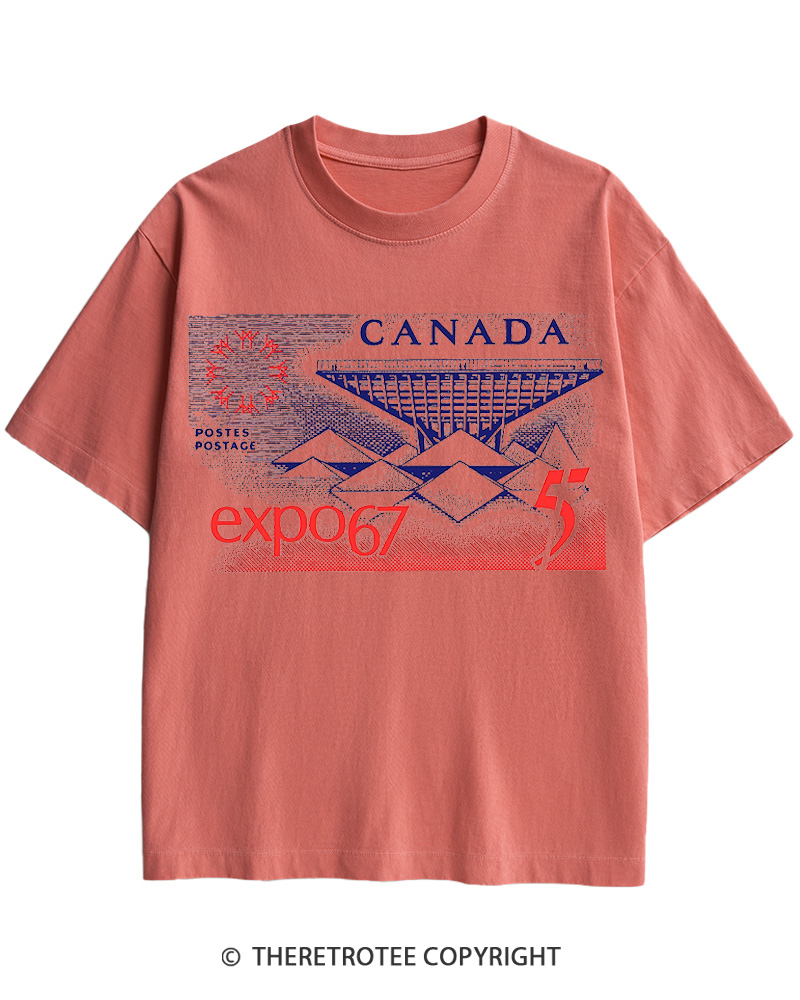 TheRetroTee Canada Expo '67 Cotton T-Shirt