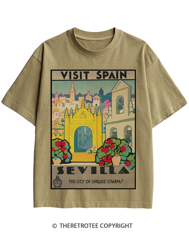 TheRetroTee Spain Cotton T-Shirt