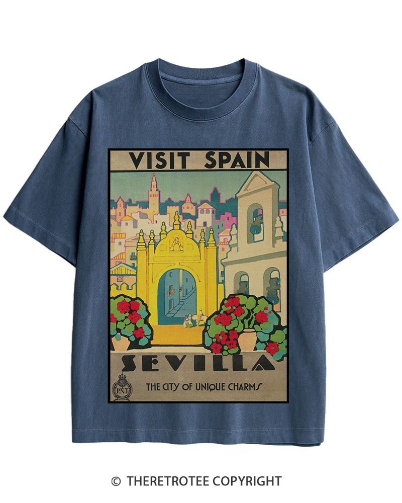 TheRetroTee Spain Cotton T-Shirt