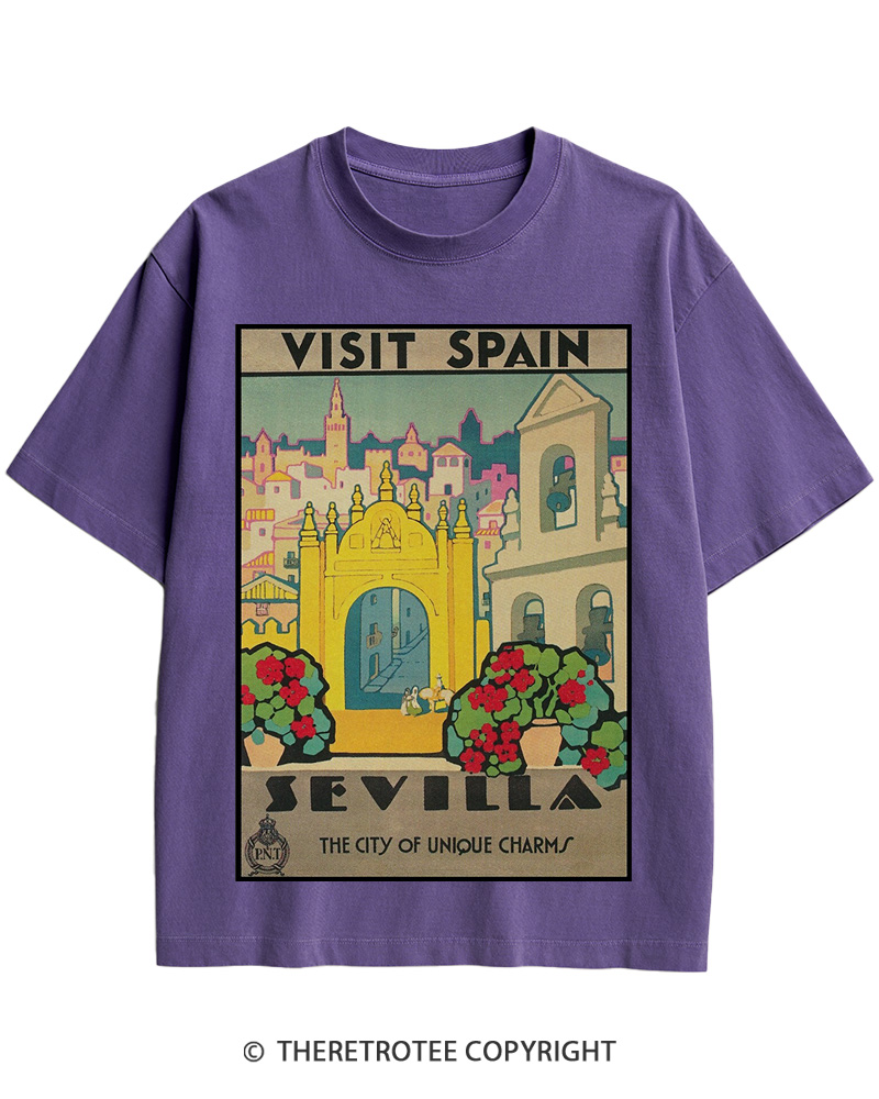 TheRetroTee Spain Cotton T-Shirt