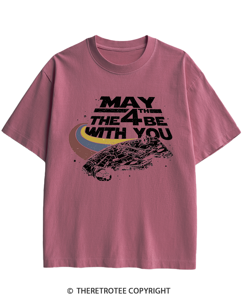 TheRetroTee Science Fiction Graphic 1980s Heavy Cotton T-Shirt