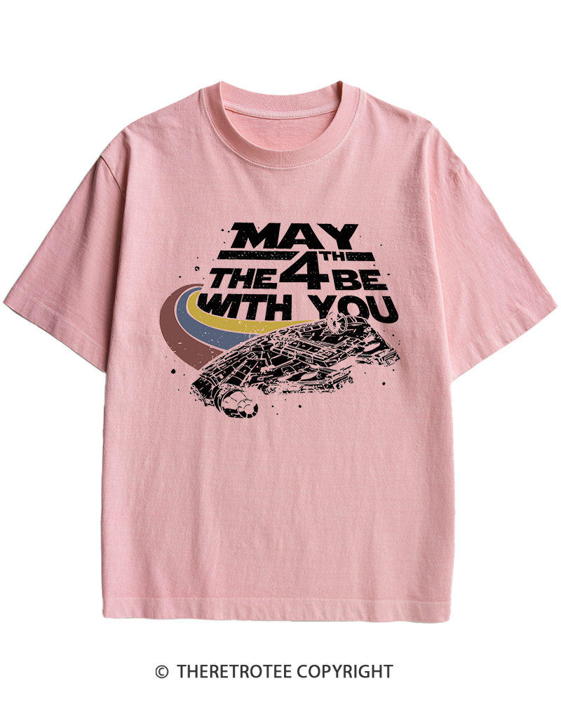 TheRetroTee Science Fiction Graphic 1980s Heavy Cotton T-Shirt