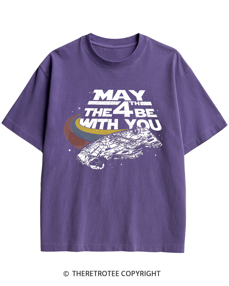 TheRetroTee Science Fiction Graphic 1980s Heavy Cotton T-Shirt