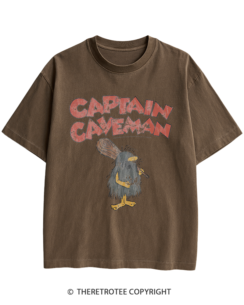 TheRetroTee 1970s Stone Hero Heavy Cotton T-Shirt