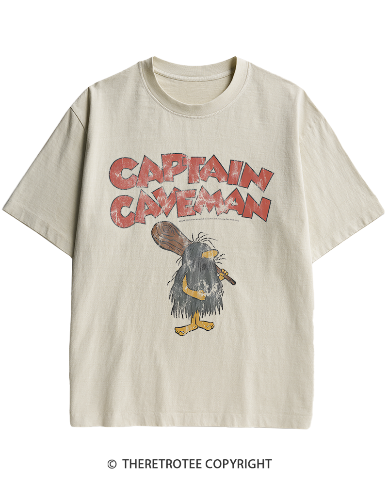 TheRetroTee 1970s Stone Hero Heavy Cotton T-Shirt