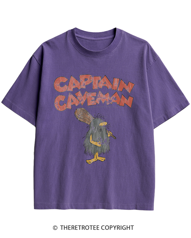 TheRetroTee 1970s Stone Hero Heavy Cotton T-Shirt