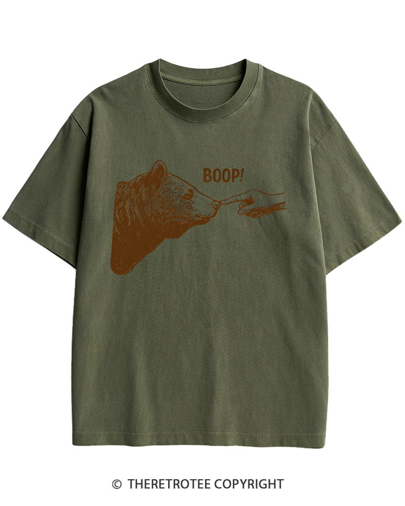 TheRetroTee Boop 1990s Heavy Cotton T-Shirt