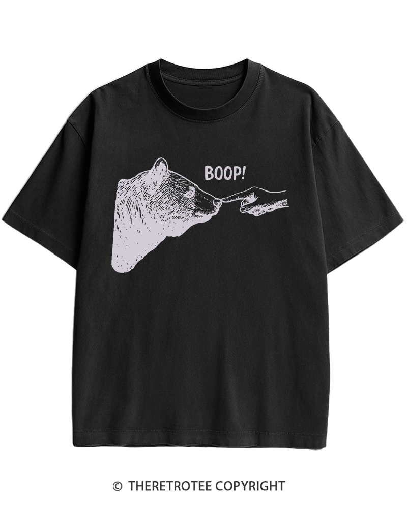 TheRetroTee Boop 1990s Heavy Cotton T-Shirt