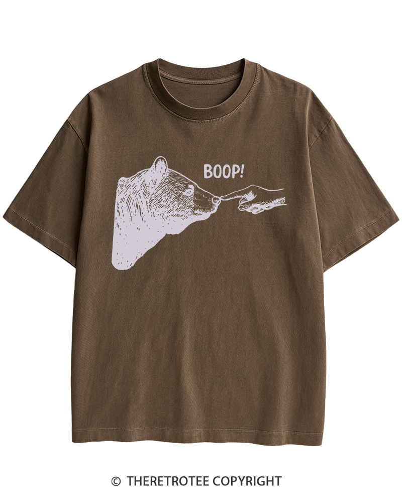 TheRetroTee Boop 1990s Heavy Cotton T-Shirt